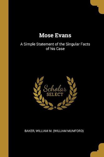Cover image for Mose Evans