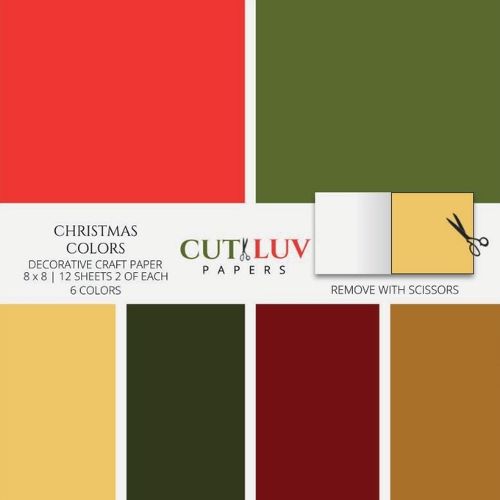 Cover image for Christmas Colors Decorative Craft Paper