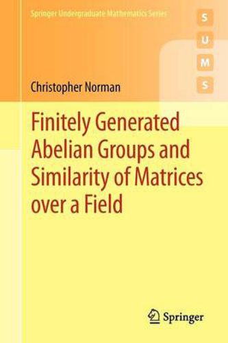 Cover image for Finitely Generated Abelian Groups and Similarity of Matrices over a Field