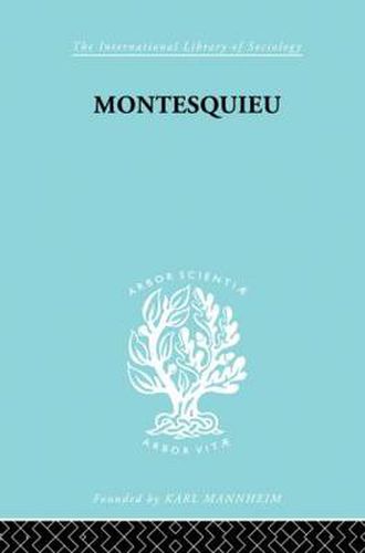 Cover image for Montesquieu: Pioneer of the Sociology of Knowledge