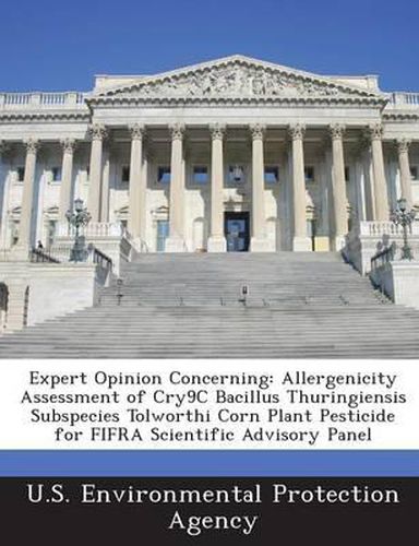 Cover image for Expert Opinion Concerning