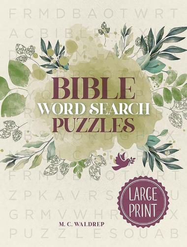 Cover image for Bible Word Search Puzzles (Large Print)