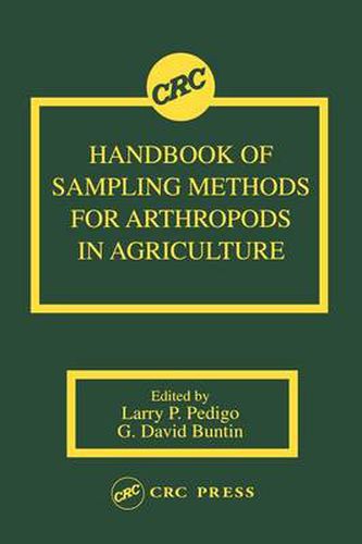 Cover image for Handbook of Sampling Methods for Arthropods in Agriculture