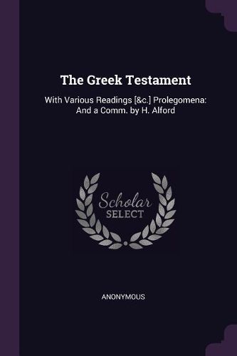 Cover image for The Greek Testament