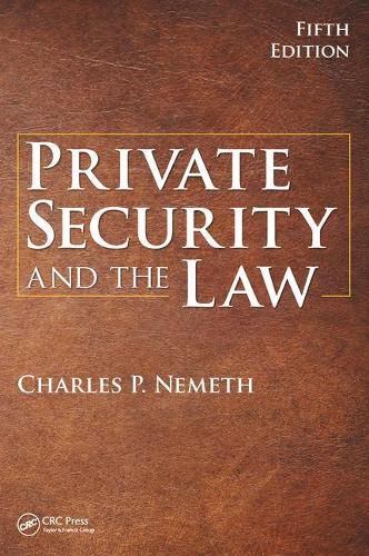 Cover image for Private Security and the Law