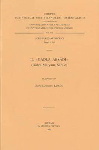 Cover image for Il Gadla Absadi  (Dabra Maryam, Sera'e): V.
