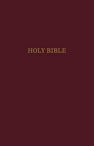 KJV, Gift and Award Bible, Leather-Look, Burgundy, Red Letter, Comfort Print: Holy Bible, King James Version