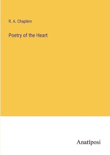 Cover image for Poetry of the Heart