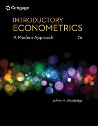 Cover image for Bundle: Introductory Econometrics: A Modern Approach, Loose-Leaf Version, 7th + Mindtap, 1 Term Printed Access Card