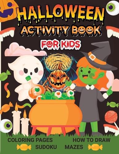 Halloween Activity Book for Kids