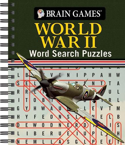 Cover image for Brain Games - World War II Word Search Puzzles