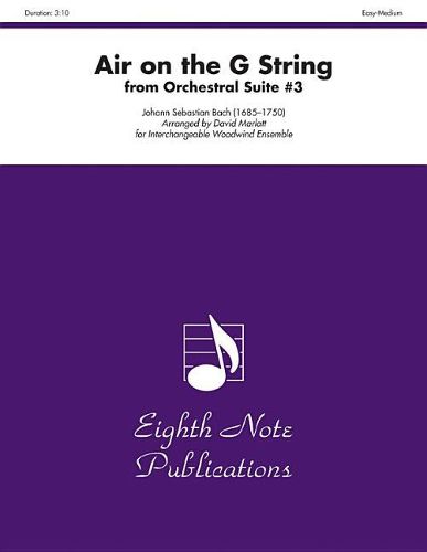 Cover image for Air on the G String (from Orchestral Suite #3): Score & Parts