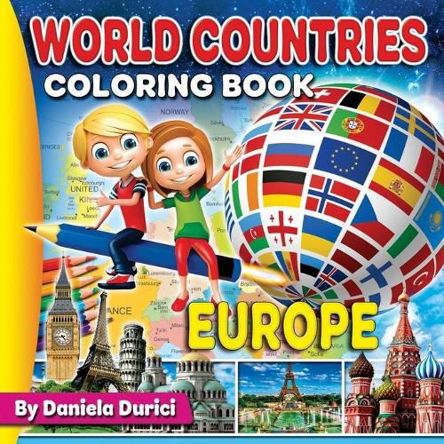 Cover image for World Countries Coloring Book Europe: Coloring Book Europe