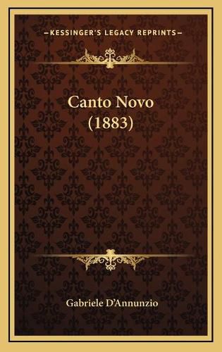 Cover image for Canto Novo (1883)