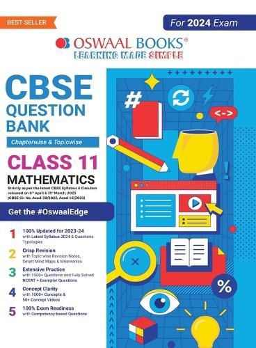 Cover image for Oswaal CBSE Class 11 Mathematics Question Bank (2024 Exam)