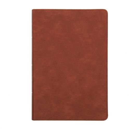 Cover image for NASB Giant Print Reference Bible, Burnt Sienna LeatherTouch
