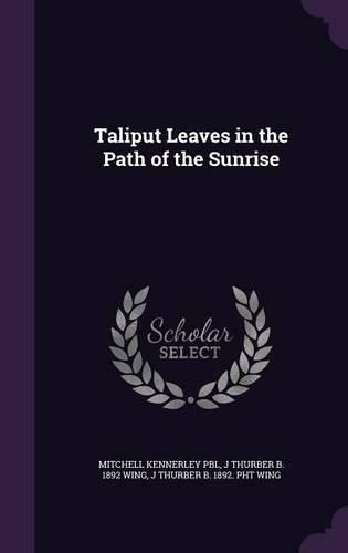 Cover image for Taliput Leaves in the Path of the Sunrise