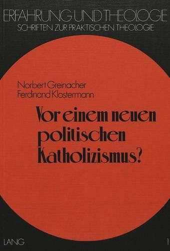 Cover image for VOR Einem Neuen Politischen Katholizismus?