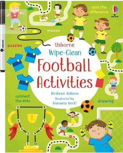 Cover image for Wipe-Clean Football Activities