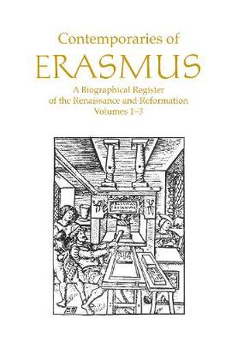 Cover image for Contemporaries of Erasmus: A Biographical Register of the Renaissance and Reformation