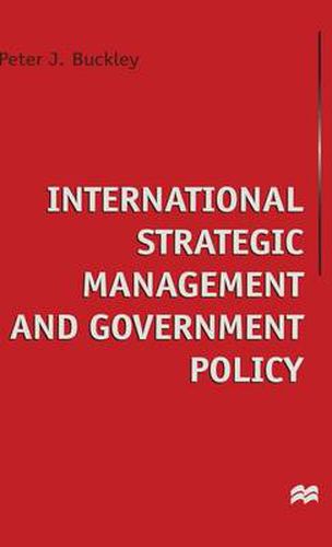 International Strategic Management and Government Policy