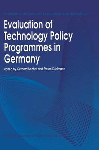 Cover image for Evaluation of Technology Policy Programmes in Germany