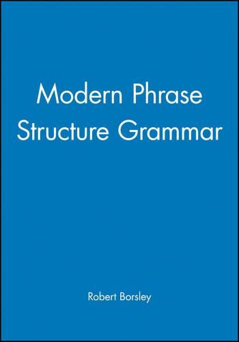 Cover image for Modern Phrase Structure Grammar