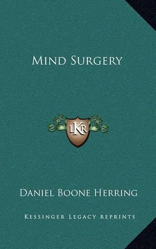 Cover image for Mind Surgery