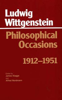Cover image for Philosophical Occasions: 1912-1951: 1912-1951