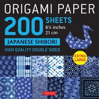 Cover image for Origami Paper Japanese Shibori 200 Sheets