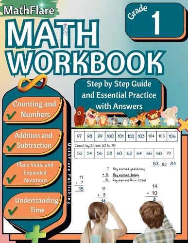 Cover image for MathFlare - Math Workbook 1st Grade