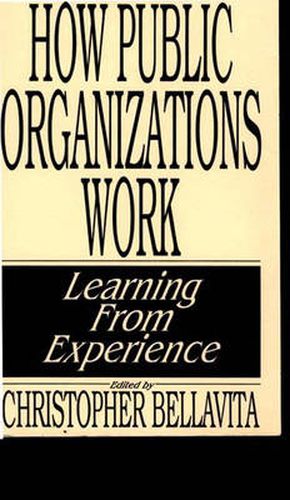 Cover image for How Public Organizations Work: Learning from Experience