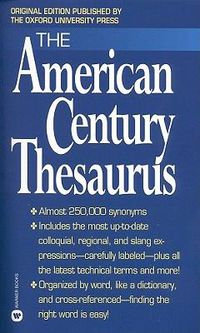 Cover image for The American Century Thesaurus