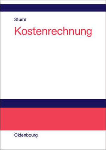 Cover image for Kostenrechnung