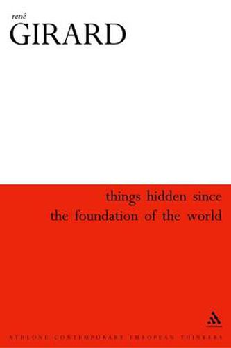 Cover image for Things Hidden Since the Foundation of the World