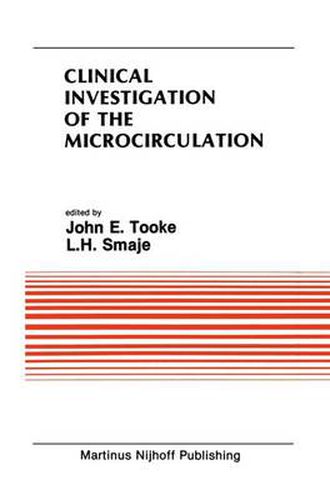 Cover image for Clinical Investigation of the Microcirculation: Proceedings of the Meeting on Clinical Investigation of the Microcirculation held at London, England September, 1985