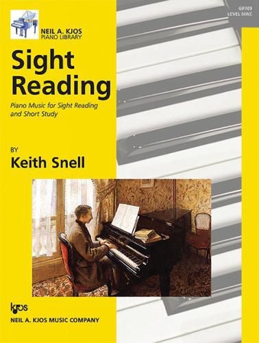 Cover image for Sight Reading: Piano Music for Sight Reading and Short Study, Level 9