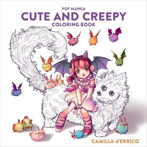 Cover image for Pop Manga Cute and Creepy Coloring Book