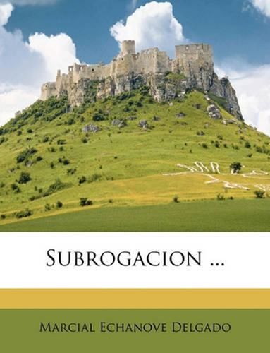 Cover image for Subrogacion ...