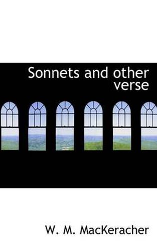 Cover image for Sonnets and Other Verse