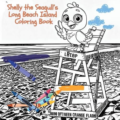 Cover image for Shelly the Seagull's Long Beach Island Coloring Book