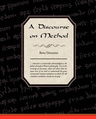 Cover image for A Discourse on Method