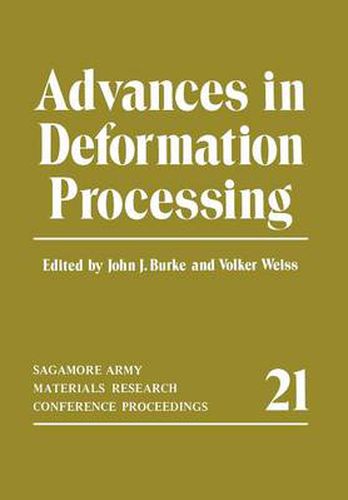 Advances in Deformation Processing