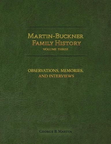 Cover image for Martin-Buckner Family History