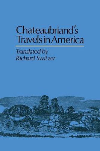 Cover image for Chateaubriand's Travels in America