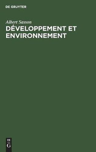 Cover image for Developpement et environnement