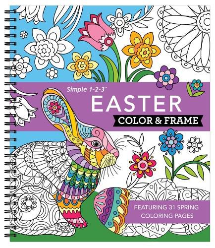 Cover image for Color & Frame - Easter (Coloring Book)