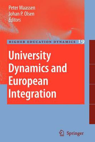 Cover image for University Dynamics and European Integration