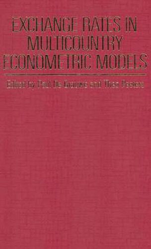 Cover image for Exchange Rates in Multicountry Econometric Models