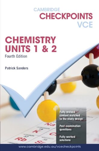 Cover image for Cambridge Checkpoints VCE Chemistry Units 1&2